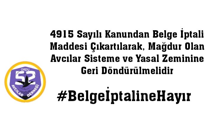 4915 içinde ki Ayıplı kanun maddesi #BelgeİptalineHayır