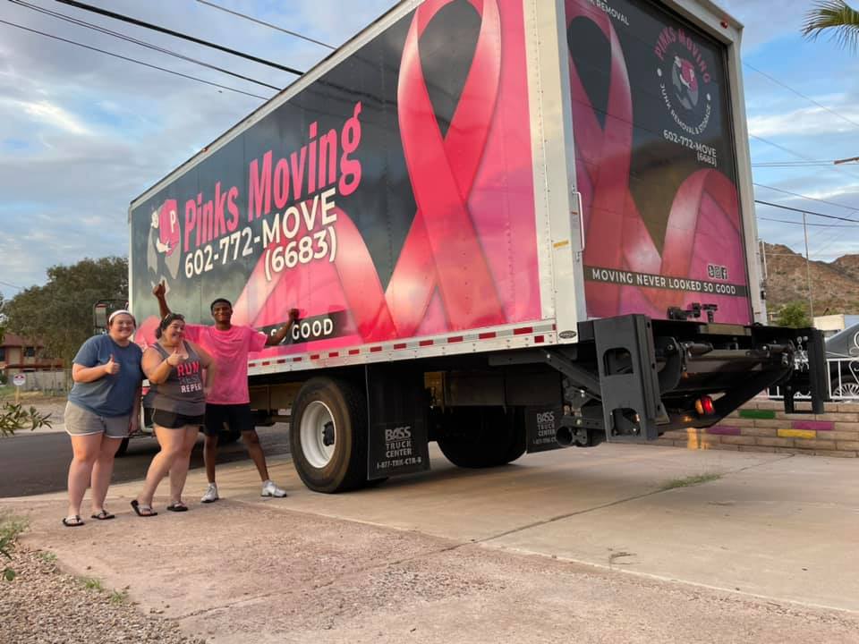 Pinks moving tweet media