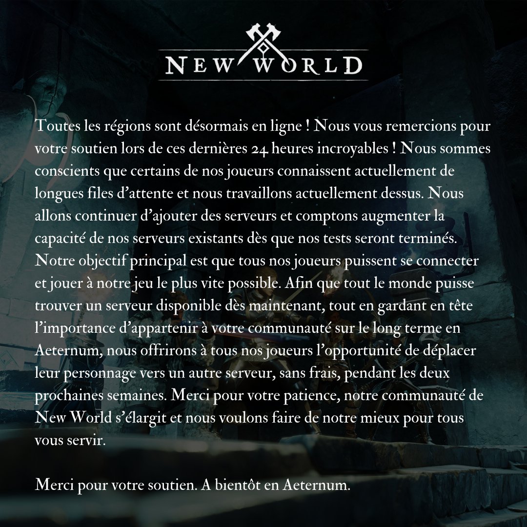 New World : Aeternum FR tweet media