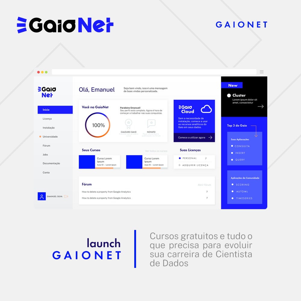 GaioDataOS's tweet photo. Uma nova Gaio nasce com a missão de democratizar o uso inteligente dos dados. São tantas novidades que só navegando em nosso novo site para aproveitar tudo. Passa lá https://t.co/Eu8MLdN8aS
#bigdata #analytics #gogaio #preditivo #dashboard #businessinteligence #advancedanalytics https://t.co/XC6jVoOt8y