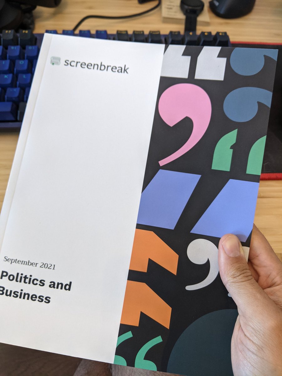 mills_simon's tweet image. Just got my @Screenbreak2 custom booklet. Such a cool concept and really excited to dig in