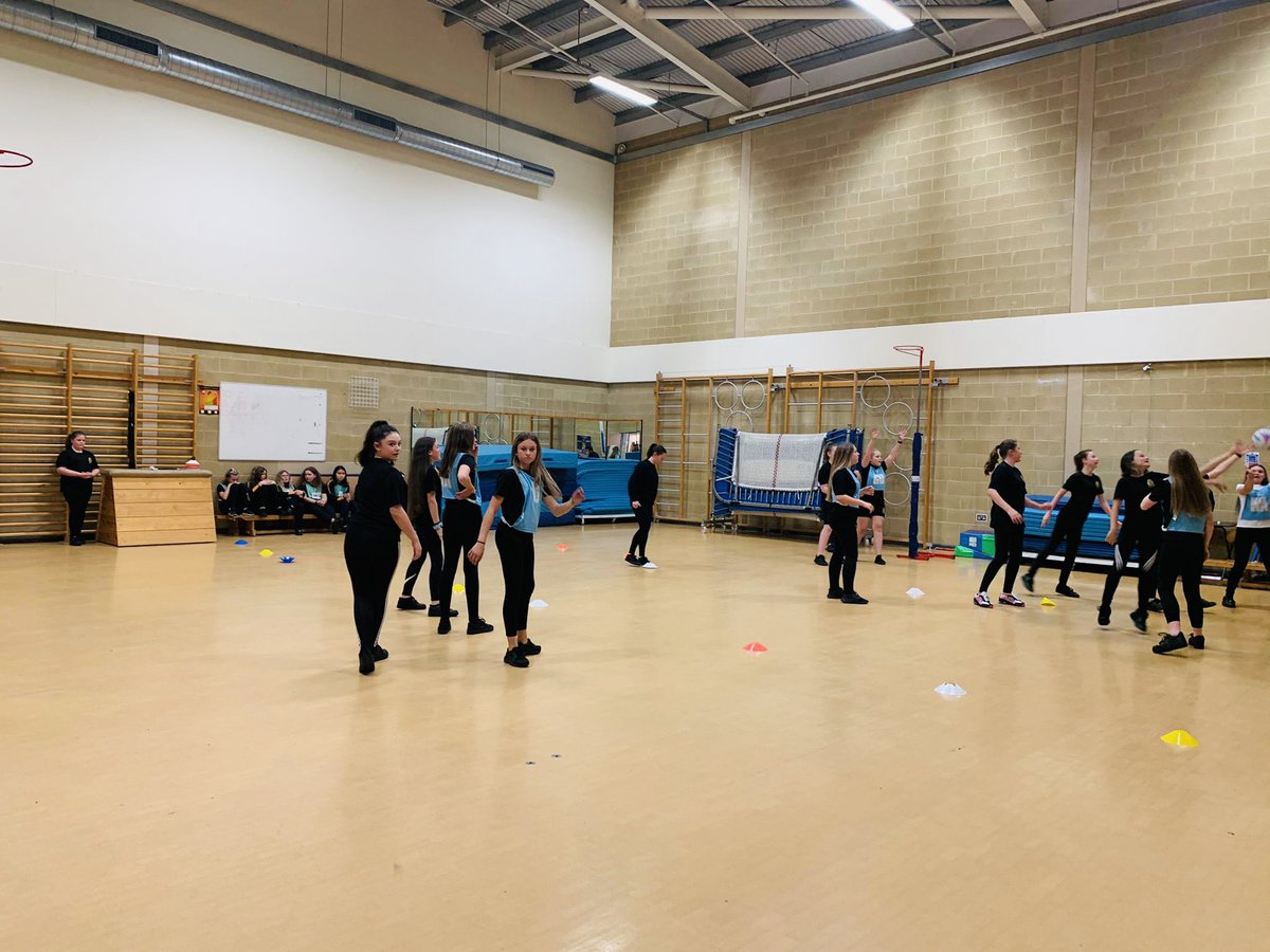 The bad weather resulted in netball club moving to the gym but the club still went on! Lovely to see 30 year 7&amp;8 girls stay to explore basic skills &amp; movement. Same again next week <a href="/MaestegSchool/">Maesteg School</a> 🏐👍🏼 #motivatedtostrive