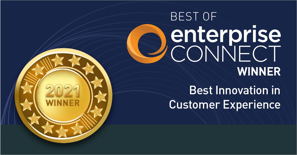 enterprisecon's tweet photo. 🏆 We're proud to announce our #BestofEC #winners for 2021! Our Best Innovation in Customer Experience Winner is @Sprinklr #Congratulations 🏆 #EC21 #EnterpriseConnect
https://t.co/hxinTv6zrD https://t.co/Yo0851EhoC