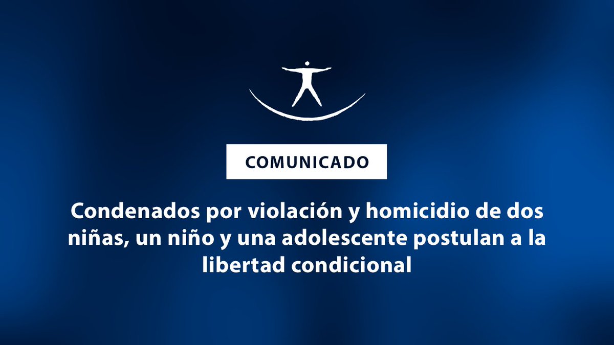 AmparoyJusticia's tweet photo. Frente a la postulación a la #LibertadCondicional de 4 condenados por violación y homicidio de dos niñas, un niño y una adolescente, solicitaremos presentar frente a las Comisiones de Libertad Condicional argumentando la peligrosidad de estos sujetos → https://t.co/fIH6oyVwVv https://t.co/QVtlIxlKYa