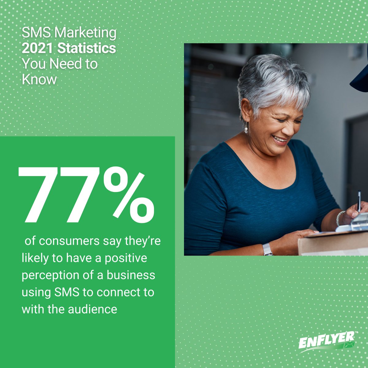 enflyer's tweet photo. Customers want to hear from you, not just from emails and direct mail. Try sending your customers a text message next time.
#DigitalMarketing #B2BMarketing #SMSMarketing #SMSMarketingStatistics #StartUpBusiness #customers #digitalmarketingsolutions #Enflyer https://t.co/BxJKYLoHAl