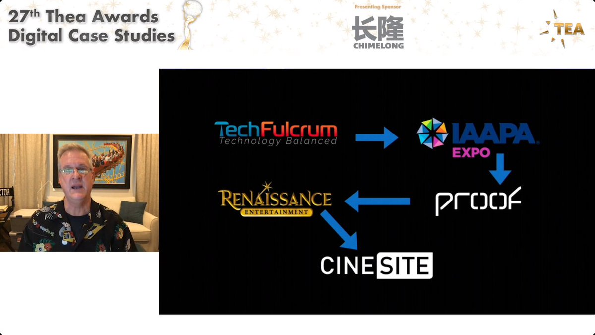 InParkMagazine's tweet photo. Jon Binkowski, Rennaisance Entertainment: "Going to @IAAPAHQ, going to the @TEA_Connect, going to #TEAsate - those things really paid off. We found a lot of our partners in the Bourne Stuntacular because of that." #TEAtheas https://t.co/otqFcoUagc