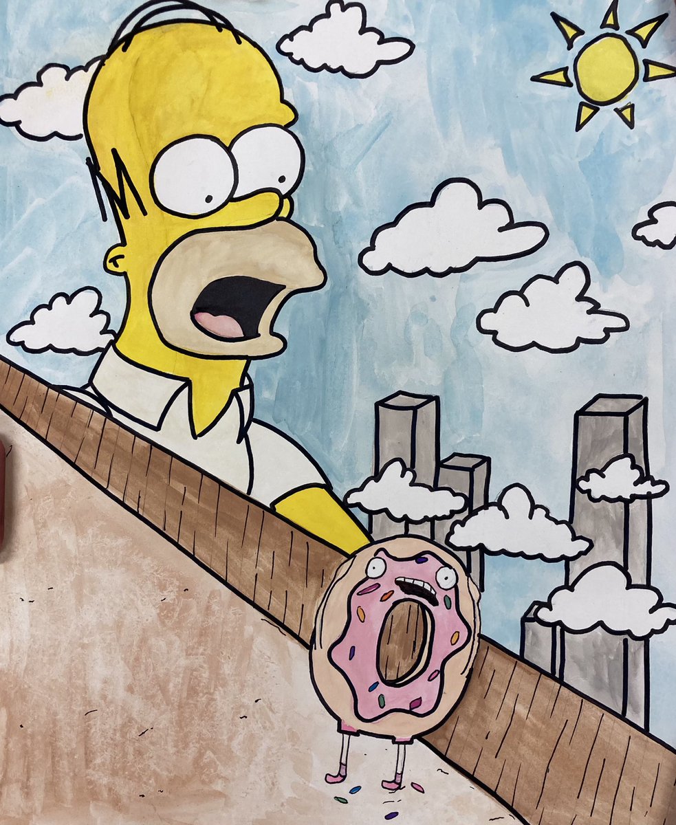 Art_with_MsG's tweet image. 7th graders finished their remixes of “The Scream” by Edvard Munch! We talked about the difference between Art appropriation, a common artist practice, and cultural appropriation, something we want to avoid in our work! #teamkidsfirst #middleschoolArt