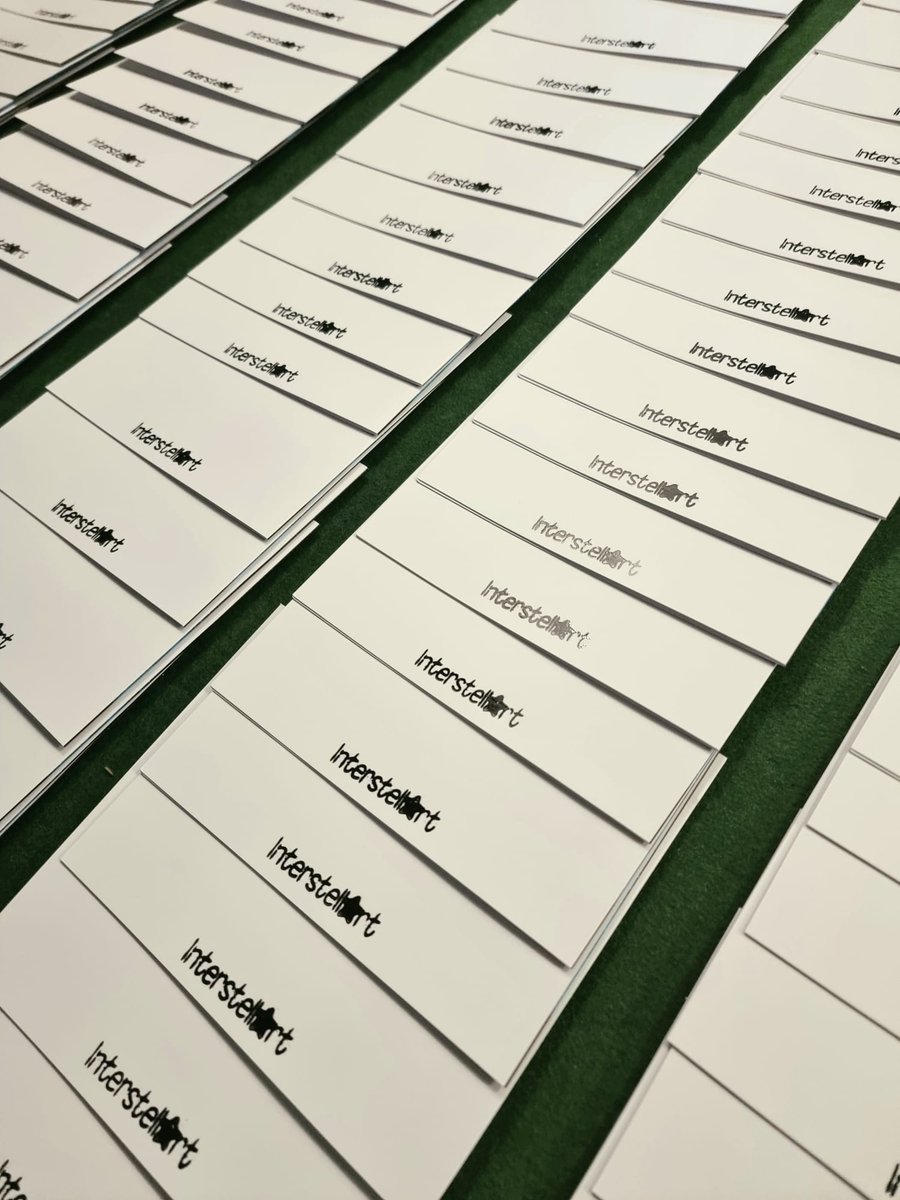 Our #Christmas preparation is in full swing here at Interstellart! 

We have made a start hand stamping our logo onto each of our Christmas Cards for this year to add that little special touch to them. 

We can't wait to release them early next week! More updates soon! 

~Brad