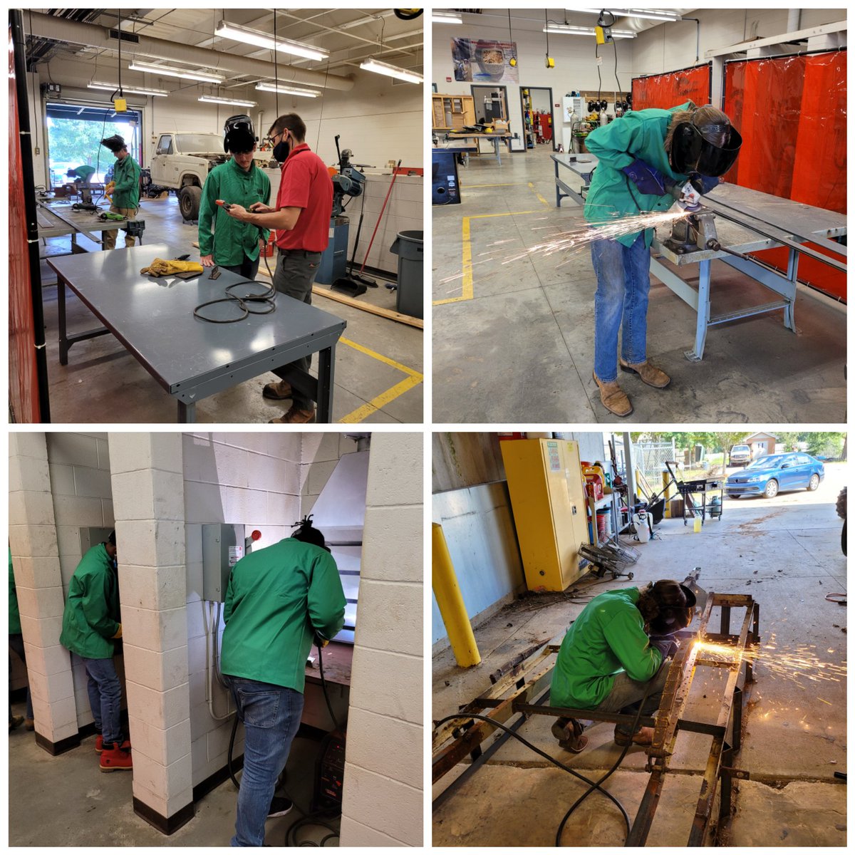 darrelladaniel's tweet image. I had a great time hanging out with Mr. Pollard and watching his associates display their welding skills. We have an awesome Metals and Fabrication program at NCCA. Thank you Mr. Pollard, we appreciate you!
@NCCA_Covington, @ncca_ffa