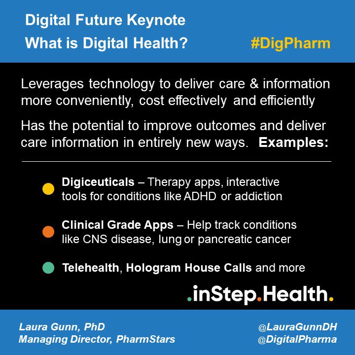 Jason Lotkowictz (@jasonlotkowictz) on Twitter photo Great keynote <a href="/DigitalPharma/">Digital Pharma</a> by <a href="/LauraGunnDH/">Laura Gunn</a> on defining #DigitalHealth and its value in the life sciences industry #DigPharm <a href="/InStepHealth/">InStep Health</a> Great keynote <a href="/DigitalPharma/">Digital Pharma</a> by <a href="/LauraGunnDH/">Laura Gunn</a> on defining #DigitalHealth and its value in the life sciences industry #DigPharm <a href="/InStepHealth/">InStep Health</a>