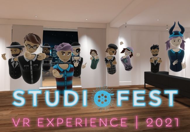 CharlieFink's tweet photo. StudioFest held this year’s #FilmFestival virtually. No, not on Zoom — inside the fantasy world of #VirtualReality headsets.

#StudioFest's 2021 Festival Happened Inside #VR Headsets https://t.co/igqgXD7WKw https://t.co/9TrXmE4Ail