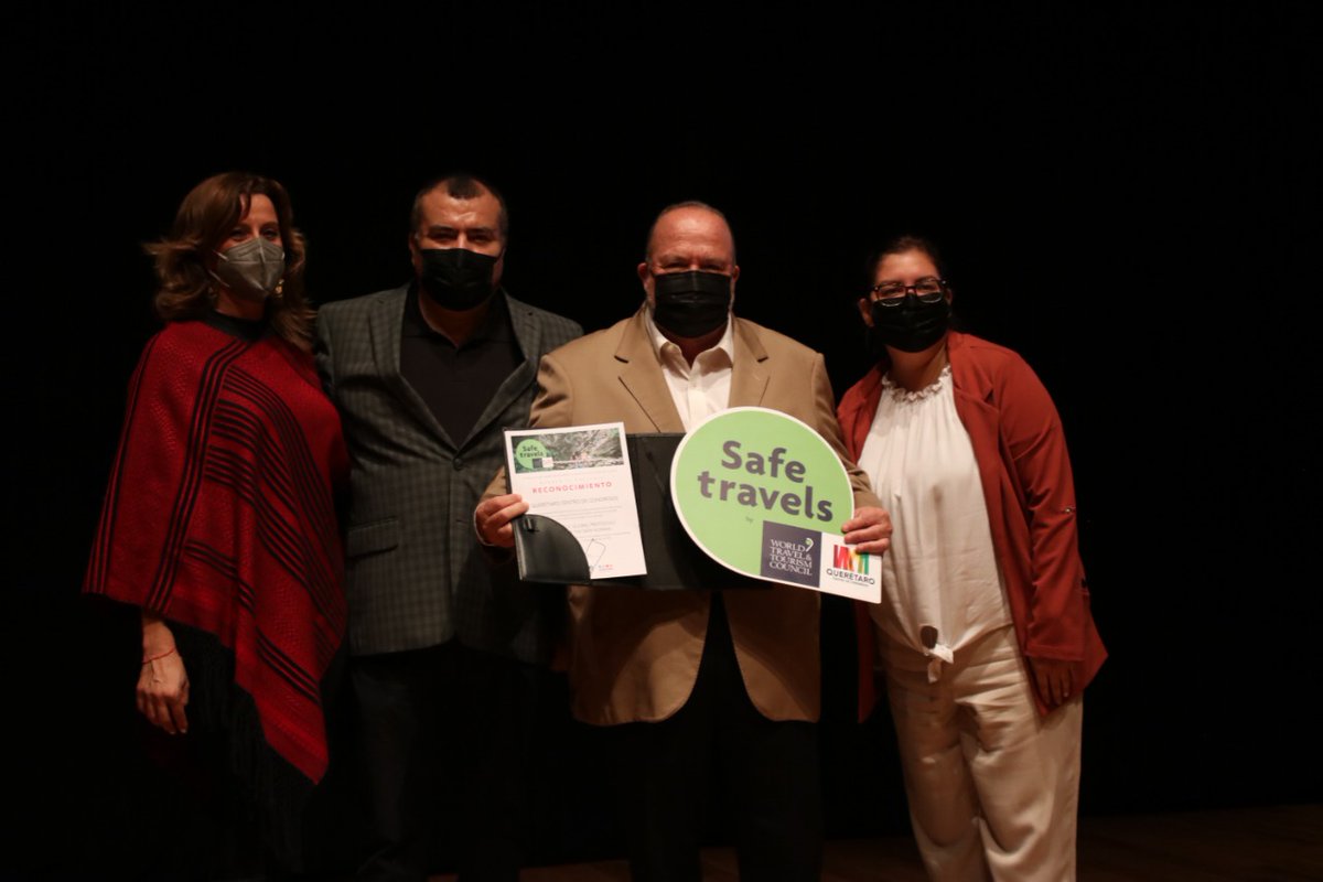 #Turismo: QCC y Teatro Metropolitano reciben sello Safe Travels. 

<a href="/Hugo_BurgosG/">Hugo Burgos García</a> recalcó la importancia que ha tenido históricamente para #Querétaro el segmento del turismo de reuniones

midelegacion.mx/LsNoticia?nt=P…