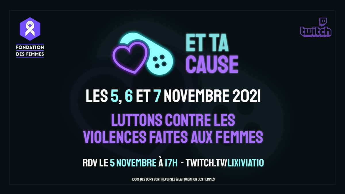 lixiviatio's tweet photo. J'ai le très grand honneur de vous annoncer officiellement mon poti évènement caritatif  @EtTaCause🥺, au profit de @Fondationfemmes

Tous les jours c'est la même chose. Tous les jours, on subit. J'en peux plus.

Si comme moi vous êtes fatigué(e) n'hésitez pas à partager 💙 https://t.co/sNG0xzEA8x