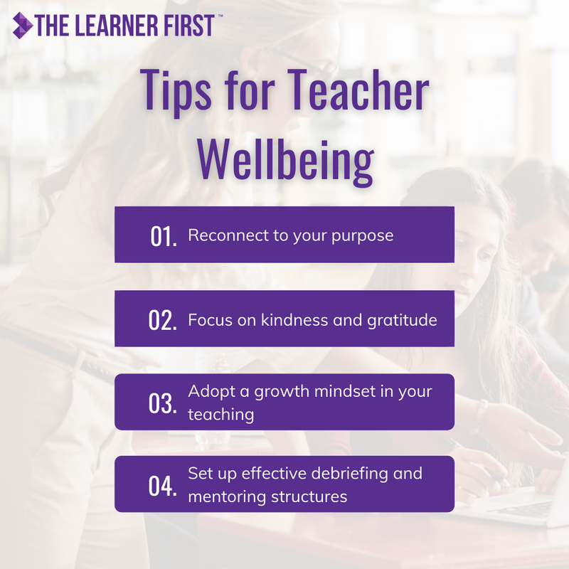 TheLearnerFirst's tweet photo. When you're still in vacation mode, the influx of activity that comes with the start of a new school year may be jarring.
Check out our 4 suggestions for surviving the change and prioritizing your wellness.
#TheLearnerFirst #TeacherWellbeing #TeacherWellness #TeachingSupport https://t.co/z5XmlRUP5y