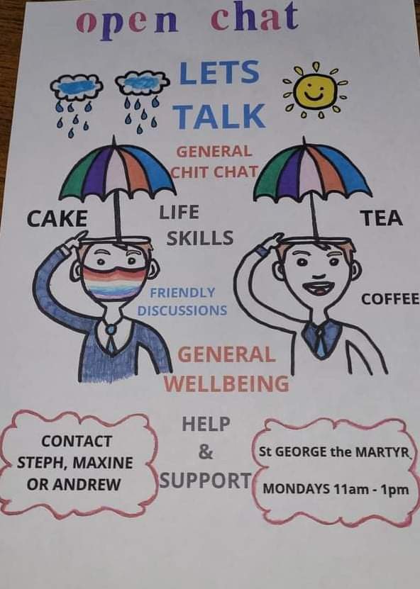 Join us at St George the Martyr, Roseberry Street, every Monday as we meet for a brew &amp; a good chat. Everyone welcome!
#community #boltonfamily
