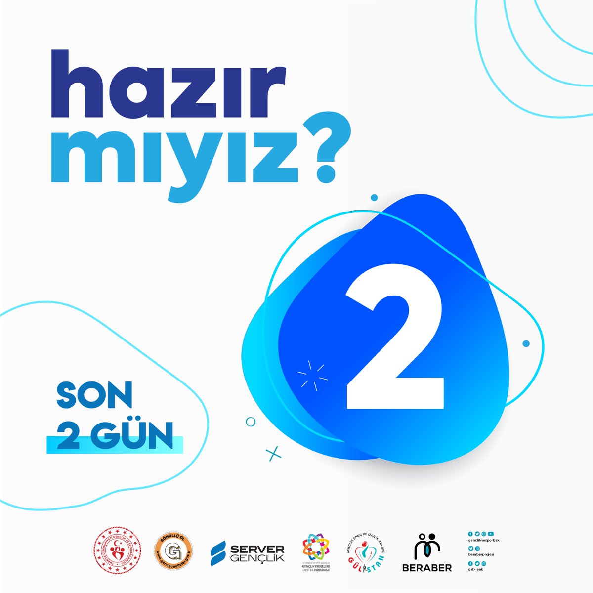 Başvuruların bitmesine SON 2 GÜN! 🤩

#beraberprojesi #gençlik #gelişim #keşif #gençlikvesporbakanlığı