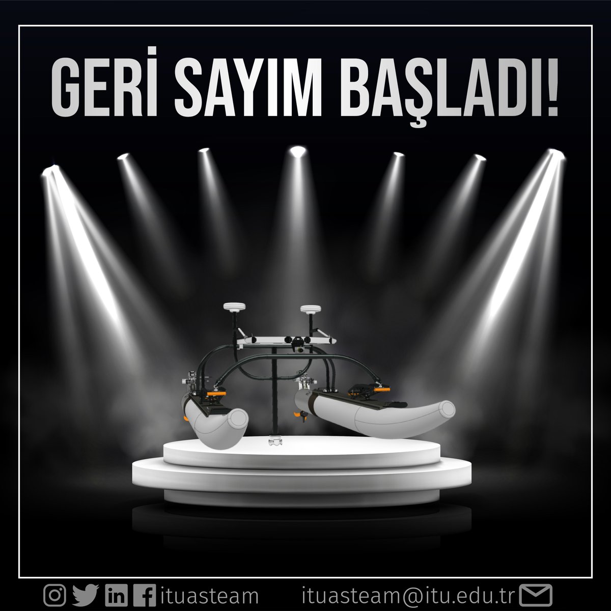 📣 Kasım 2022 yılında Avustralya'nın Sydney şehrinde düzenlenecek olan RobotX Challenge Uluslararası Otonom Denizcilik Yarışması’nda ülkemizi temsil edecek olan ilk ve tek Türk takım olarak 23 Üniversite takımı arasından ilk 9’da yer alarak hibe almaya hak kazandığımız ++