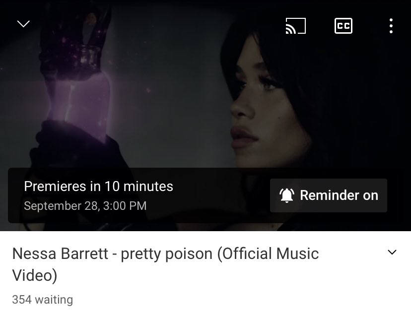 nessabnews's tweet photo. The music video for ‘pretty poison’ premieres in 10 minutes! 

Remember to like, comment and share! 

https://t.co/i6liq5j1yd https://t.co/Ys0IMCcJ3Q