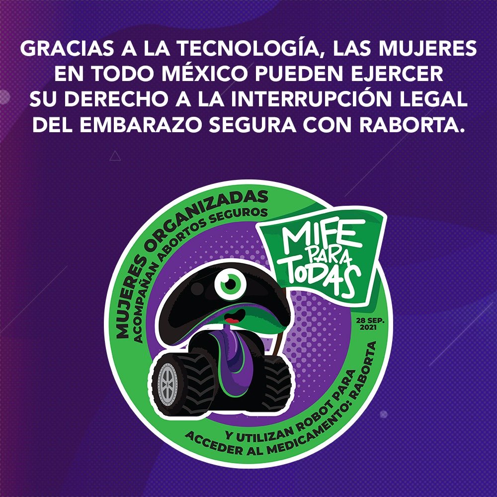 Llega a Nuevo León

#rAborta
#AbortoAccesibleYLibreParaTodas
#DespenalizacionYLegalizacionYa
#AbortoLibreDeEstigmasParaTodas