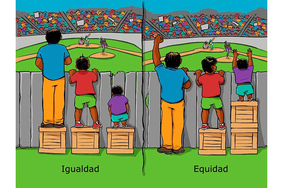¡Recuerda que igualdad no es sinónimo de equidad! 😉