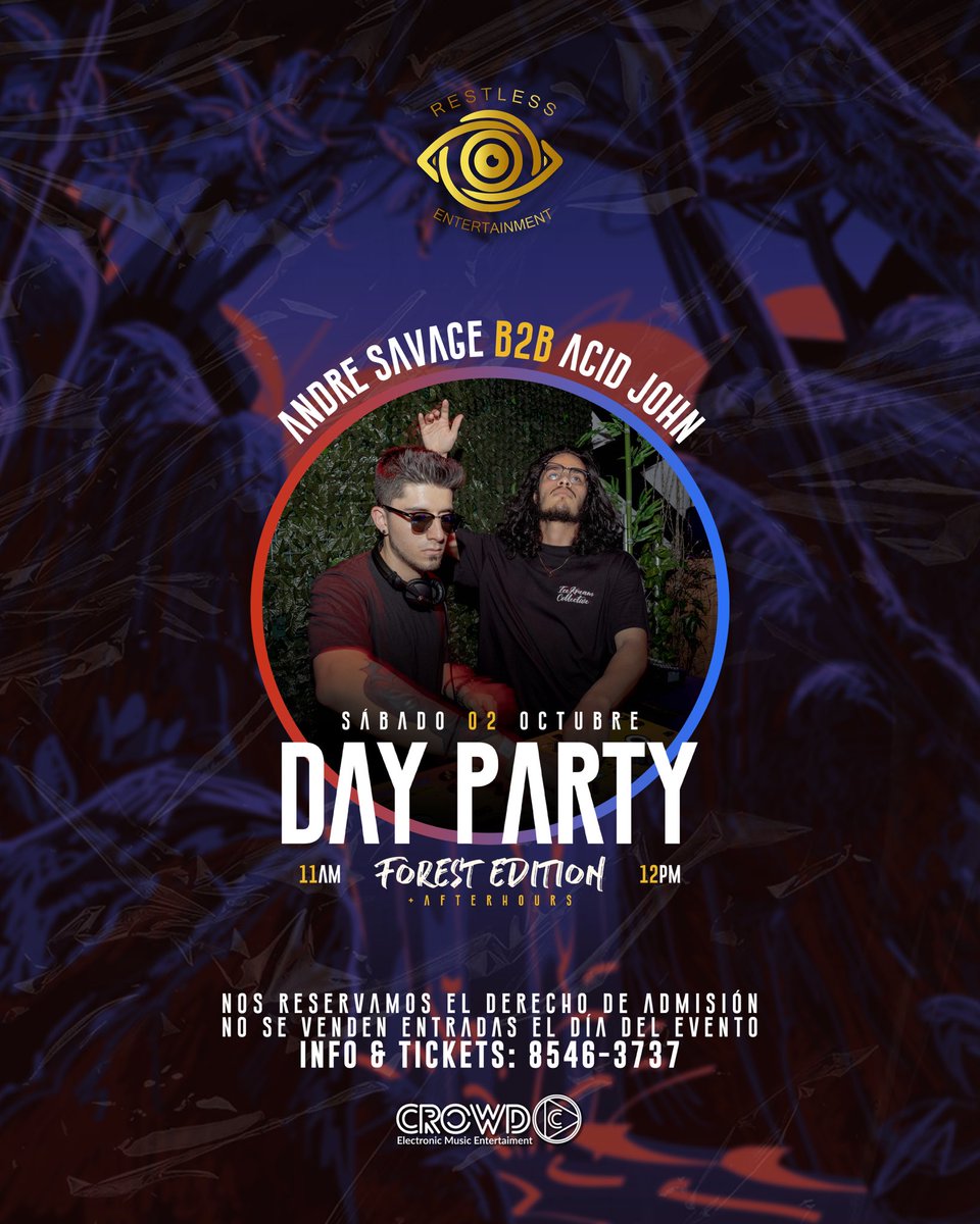 Rest_Less_cr's tweet image. Los encargados de derretirnos los helados este próximo sábado 02 de Octubre. 

🍦Andre Savage B2️⃣B Acid John 🍦

Get sweet with us… Ice Kream Collective 🍦