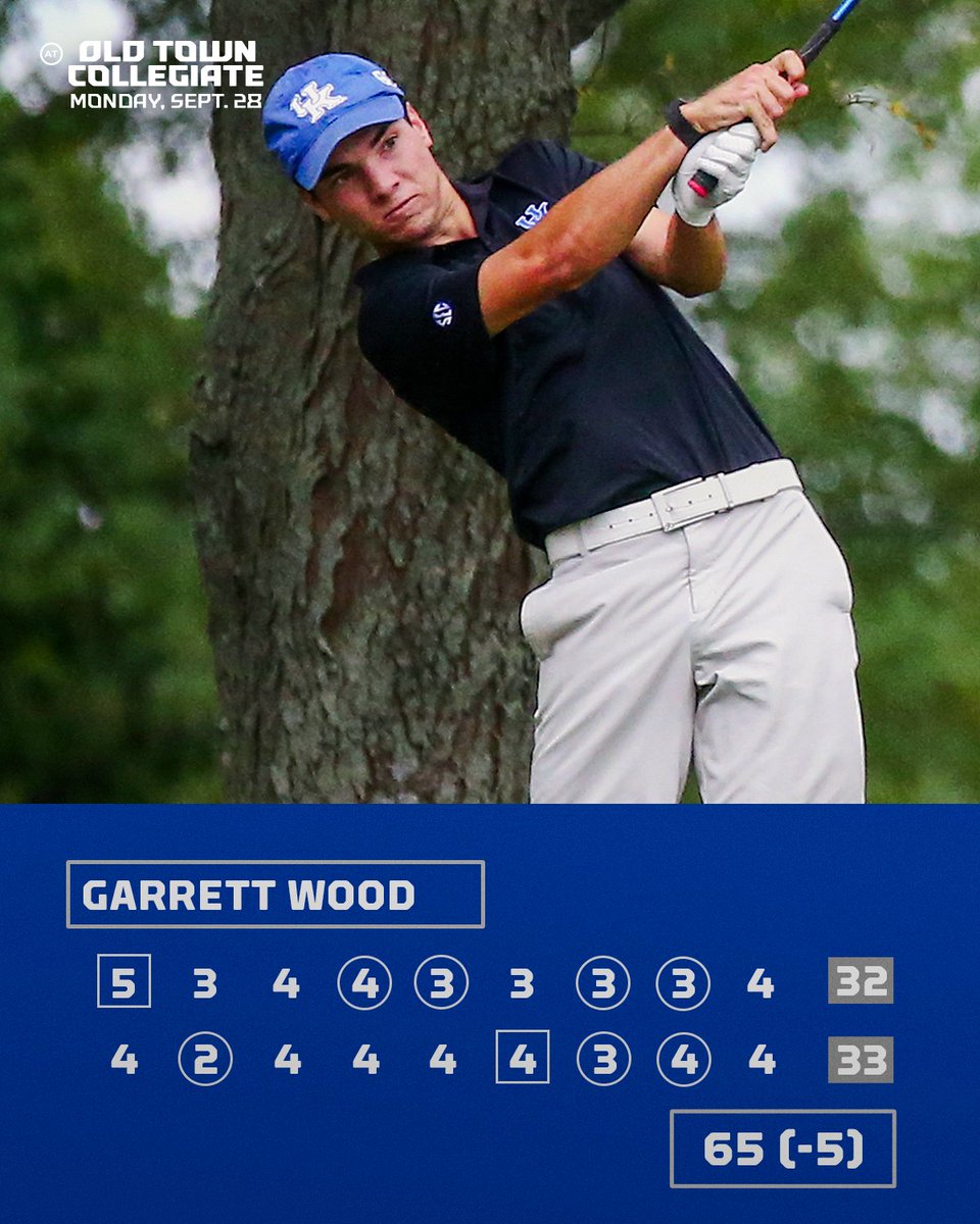 👀👀👀👀

Just wow. What a way to finish from our guys. 👏👏👏

@Garrett_Wood98 and <a href="/Big_Cookie5/">Jacob Cook</a> with career-low rounds to lead UK to a 9-under round as a team to finish the Old Town Collegiate! 

#EnjoyTheWalk x #GoBigBlue 😼🏌🏻‍♀️
