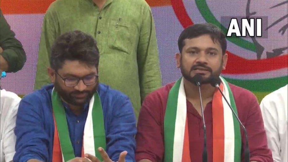 Hope & pray that the joining of two young leaders #KanhaiyaKumar & #JigneshMewani in the Congress will help restore the “Idea of India”.

It’s time to raise voice for the release of another promising young leader #UmarKhalid