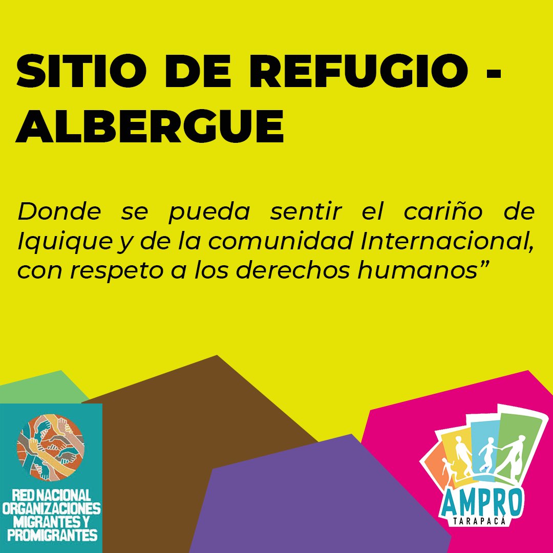 Asam.Abierta de Migrantes y Pro Migrantes Tarapacá tweet media