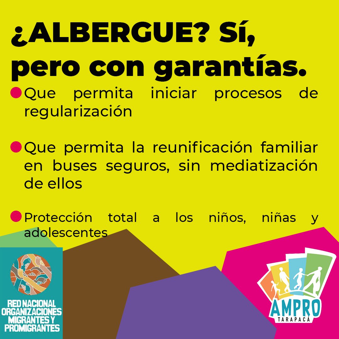 Asam.Abierta de Migrantes y Pro Migrantes Tarapacá tweet media