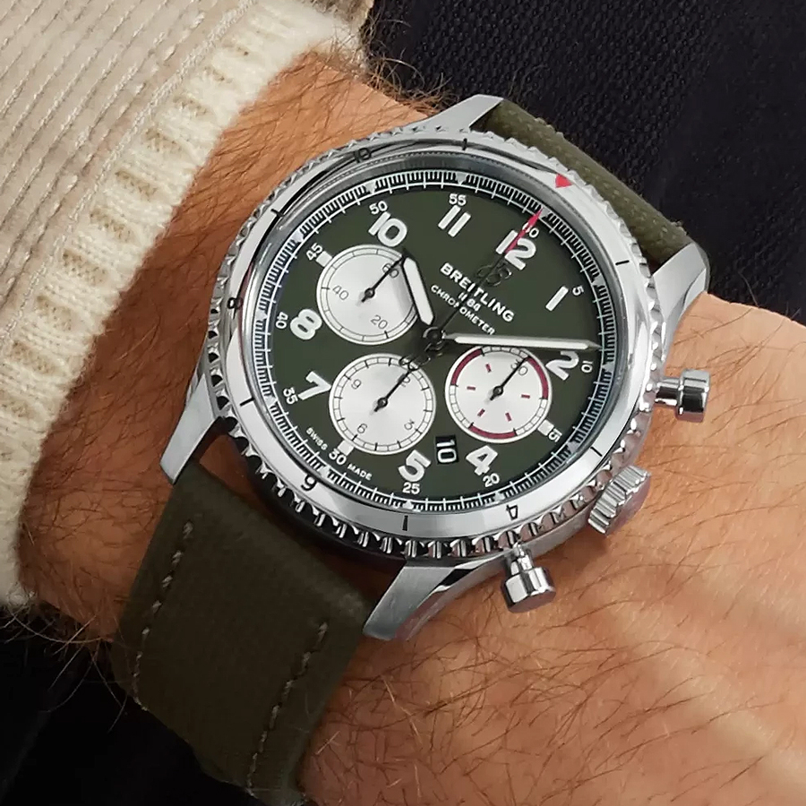AWInc1979's tweet photo. Now in stock at https://t.co/2SiZgce9GZ ~ #Breitling #Aviator8 #CurtissWarhawk Men's Watch AB01192A1L1X2
-
https://t.co/oEpaAtiQTh
-
#BreitlingAviator8 #BreitlingWatch #MensWatch #MensFashion #MenwithStyle #WOMW #WatchAholics #Luxury #AuthenticWatches https://t.co/Cu87Dk1dQf