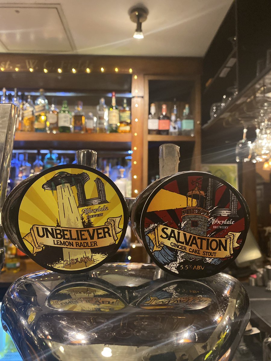 YorkSheffield's tweet photo. We’ve got some lovely @AbbeydaleBeers on at the moment!! 

Whether you’re into your stouts or wanting something low percentage🍻we got it!! 🍺 https://t.co/dWxcViiWl8