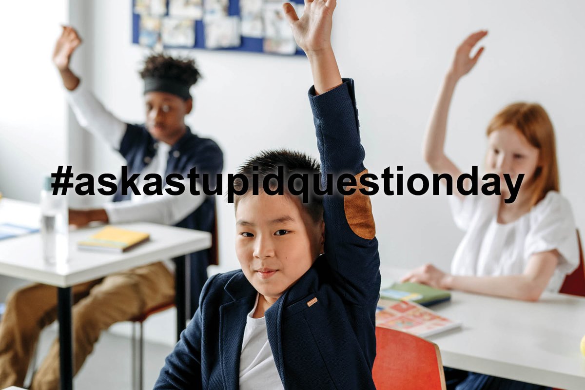In the hopes to enable more students to join in academic debate, teachers created the national Ask a Stupid Question Day. What do you want to know about?
#askastupidquestionday