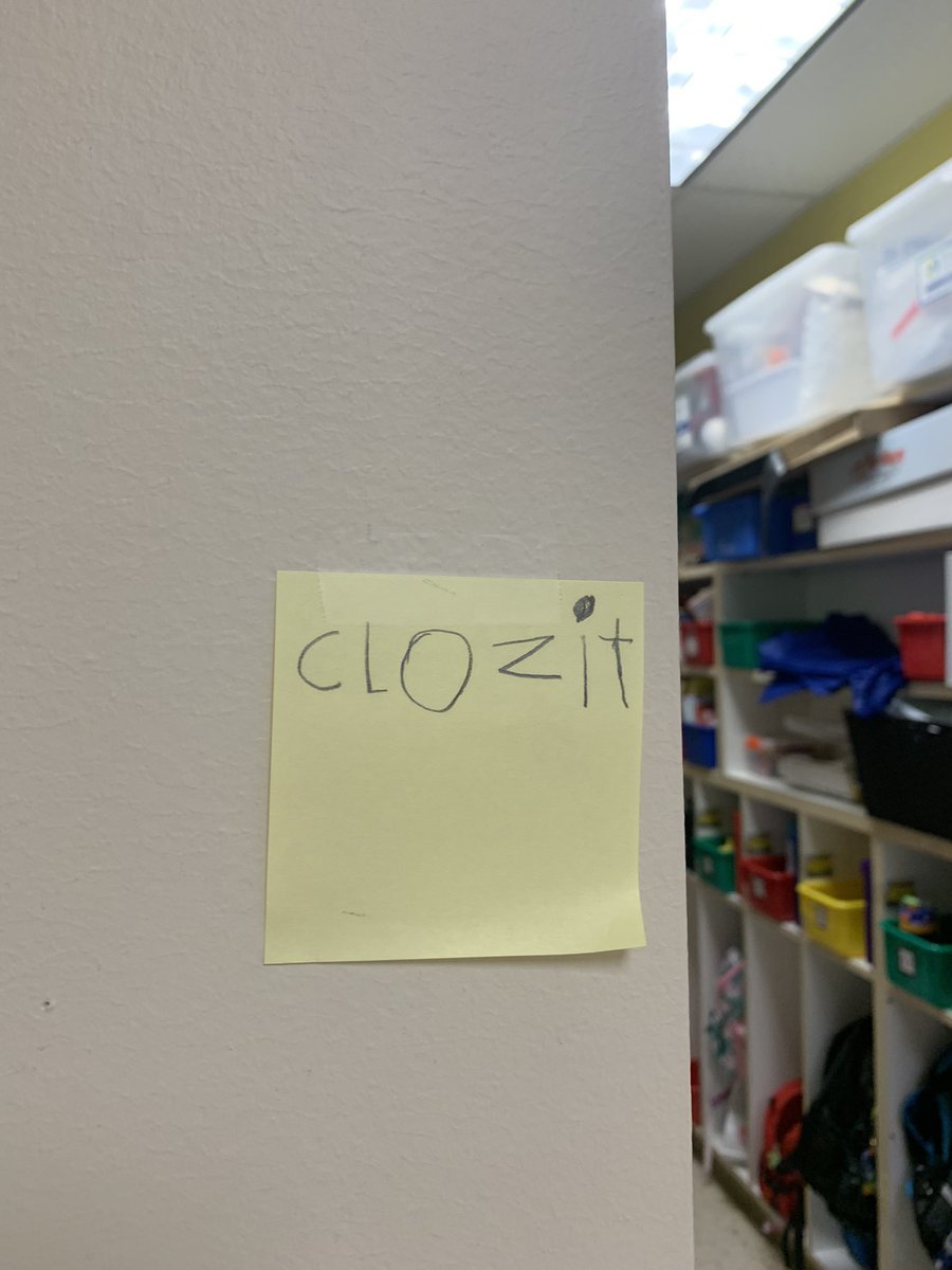 Look who stopped by our classroom and helped us practice our labeling skills! We even labeled some things in our class! <a href="/WyomingElem/">Wyoming Elementary</a>