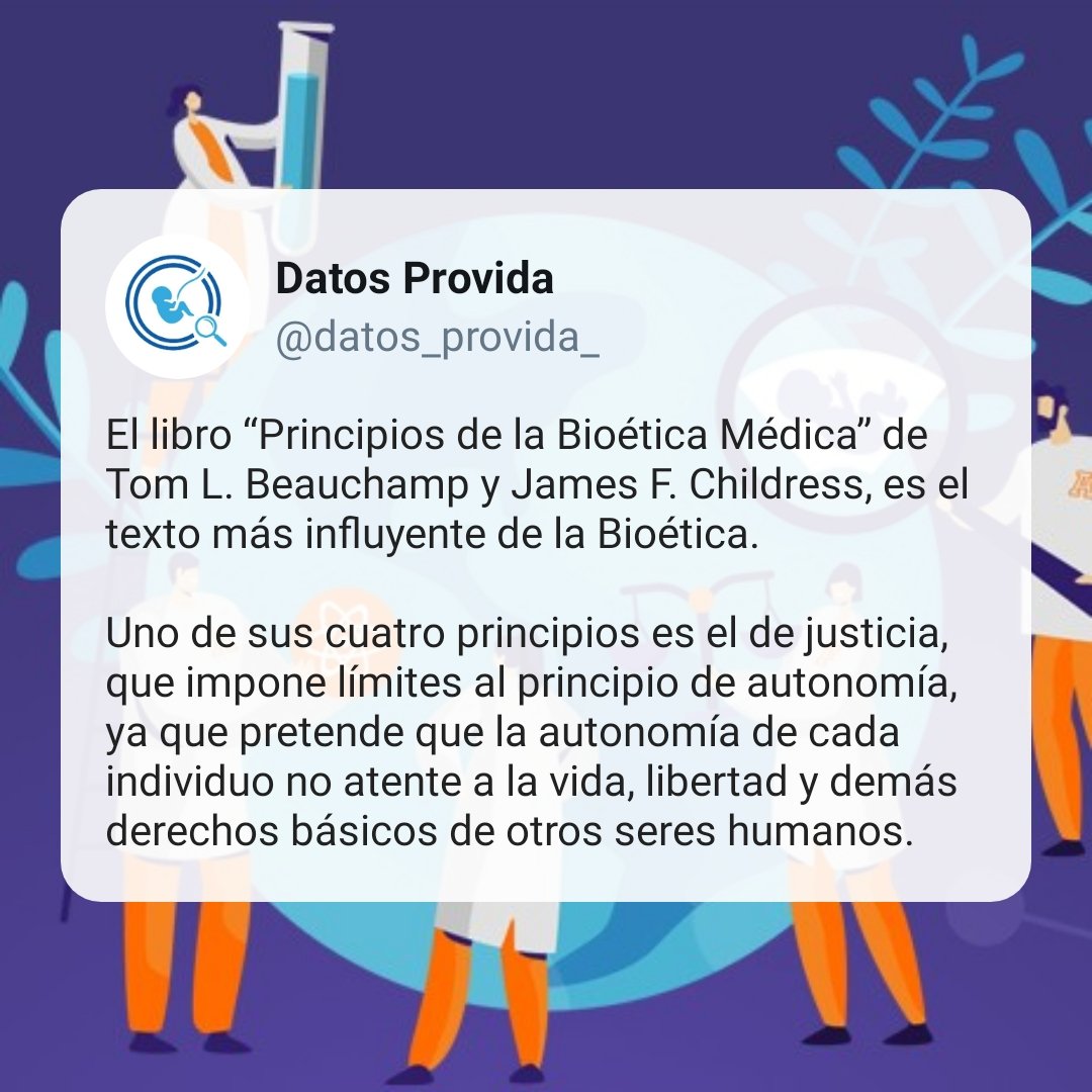 DatosProvida's tweet photo. #NoQueremosAborto porque viola los principios de la bioética médica. https://t.co/AswPNaCLzc