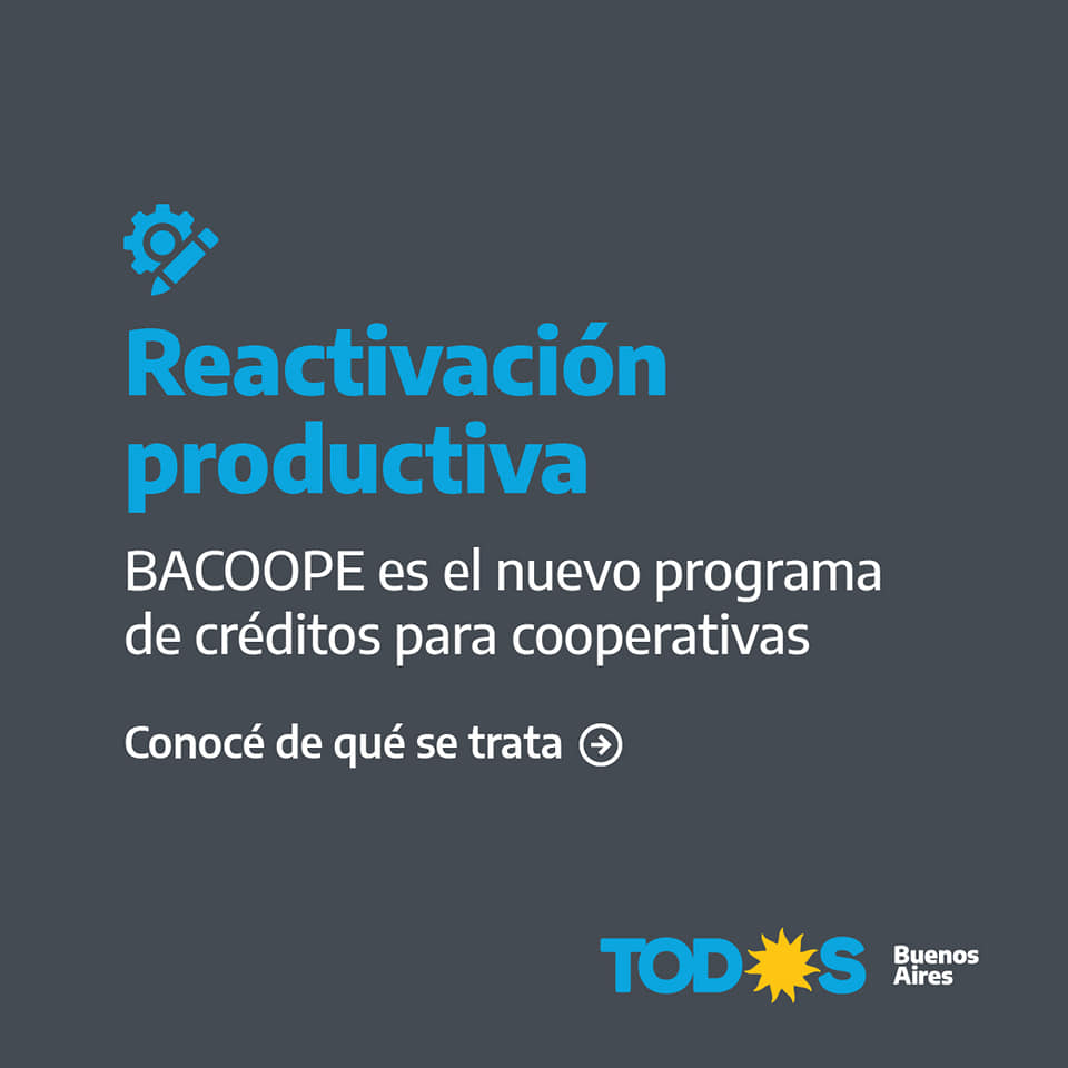 upbahiablanca's tweet photo. ☀️#BACOOPE es el nuevo programa de créditos para cooperativas.
Fortalecer la producción es una decisión política que nos acerca a una Provincia con más trabajo, dignidad y justicia social para todas y todos.
#CooperativasEnMarcha 🙌 https://t.co/r2fb8Nvoex