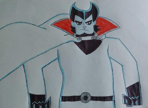 SMcMillan92194's tweet photo. My Danny Phantom tribute to my @yakkopinky sketch. Hope you all enjoy them as I did drawing them #robpaulsen #dannyphantom #theboxghost #nicolaitechnus #jackfenton #butchhartman #fanart #JackPlasmius https://t.co/9E41VGs61q