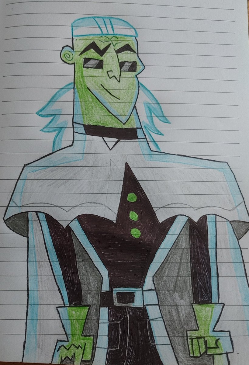 SMcMillan92194's tweet photo. My Danny Phantom tribute to my @yakkopinky sketch. Hope you all enjoy them as I did drawing them #robpaulsen #dannyphantom #theboxghost #nicolaitechnus #jackfenton #butchhartman #fanart #JackPlasmius https://t.co/9E41VGs61q