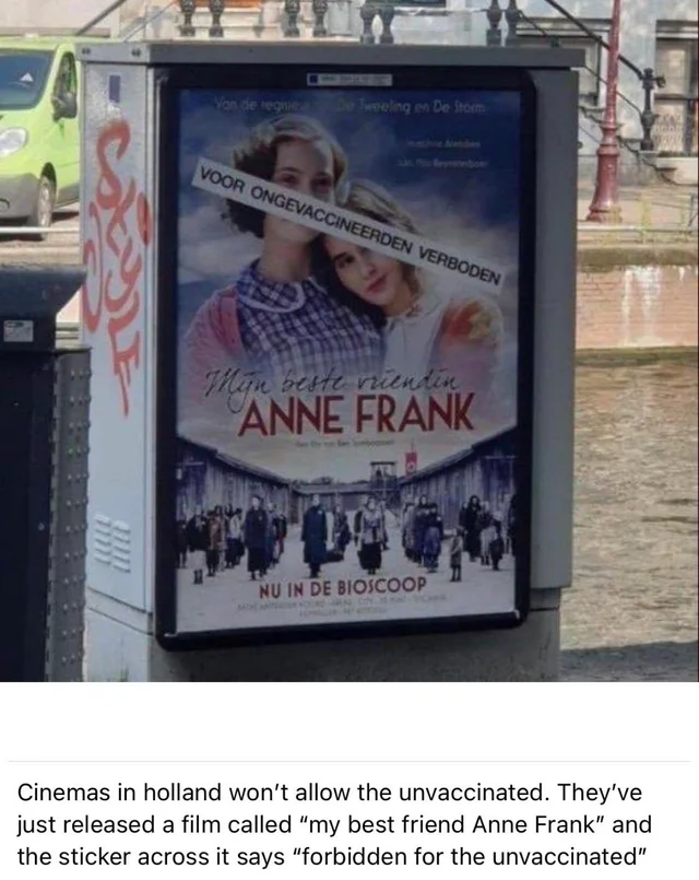 veroniquepoir12's tweet image. Irony...#NoNewNormal #Netherlands #NoVaccinePassportsAnywhere