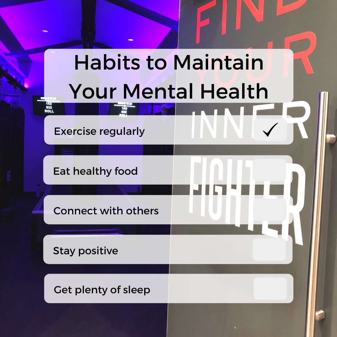 It's World Mental Health Day! Here are 5 habits to help maintain your mental health. 

#BoxUnion #WorldMentalHealthDay #MeantalHealthMatters