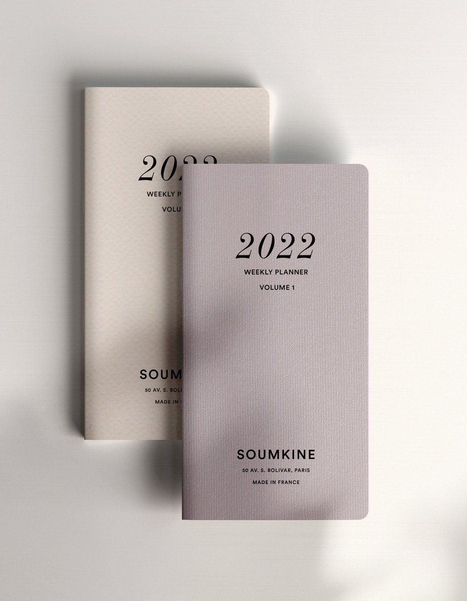 The future is here. 
#2022planner #journal #soumkine #madeinfrance
