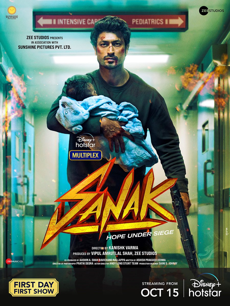 filmicafe's tweet photo. #SANAK releasing on 15th October only on @DisneyPlusHS #DisneyPlusHotstarMultiplex

#VipulAmrutlalShah @RukminiMaitra @NehaDhupia @IamRoySanyal @kanishk_v @ZeeStudios_ @sunshinepicture https://t.co/cQVe4n4CIK https://t.co/K1iJIJ9Adn