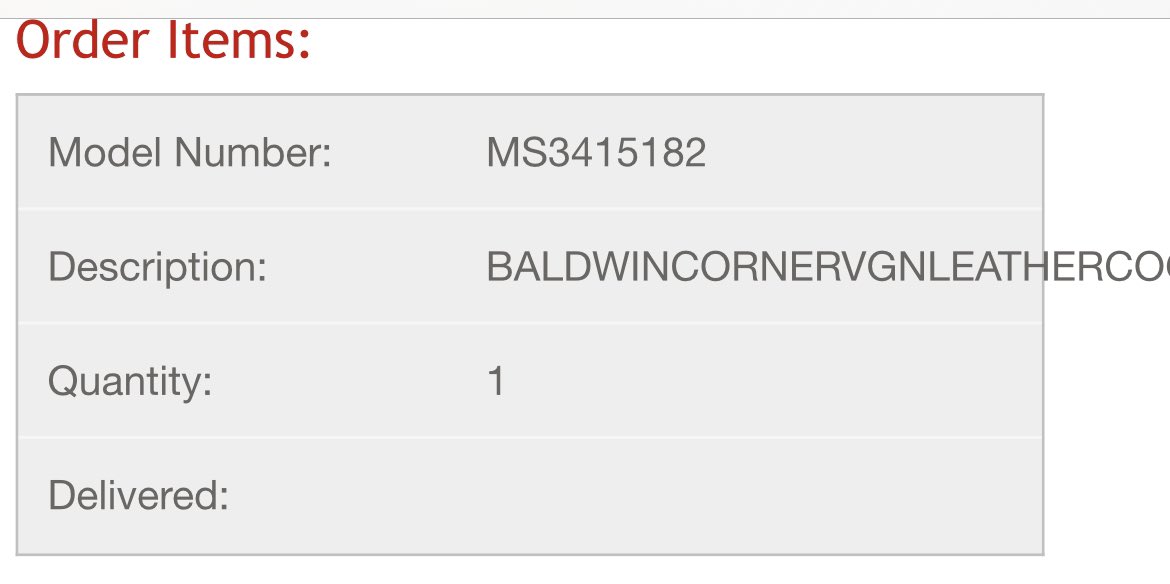designcomplex's tweet image. I cannot wait to see what is delivered tomorrow!! Only 1/3 pieces of my sectional is coming?! Maybe I can get the other pieces before or even for Christmas. @RyderSystemInc @potterybarnteen #sarcasm #fail
