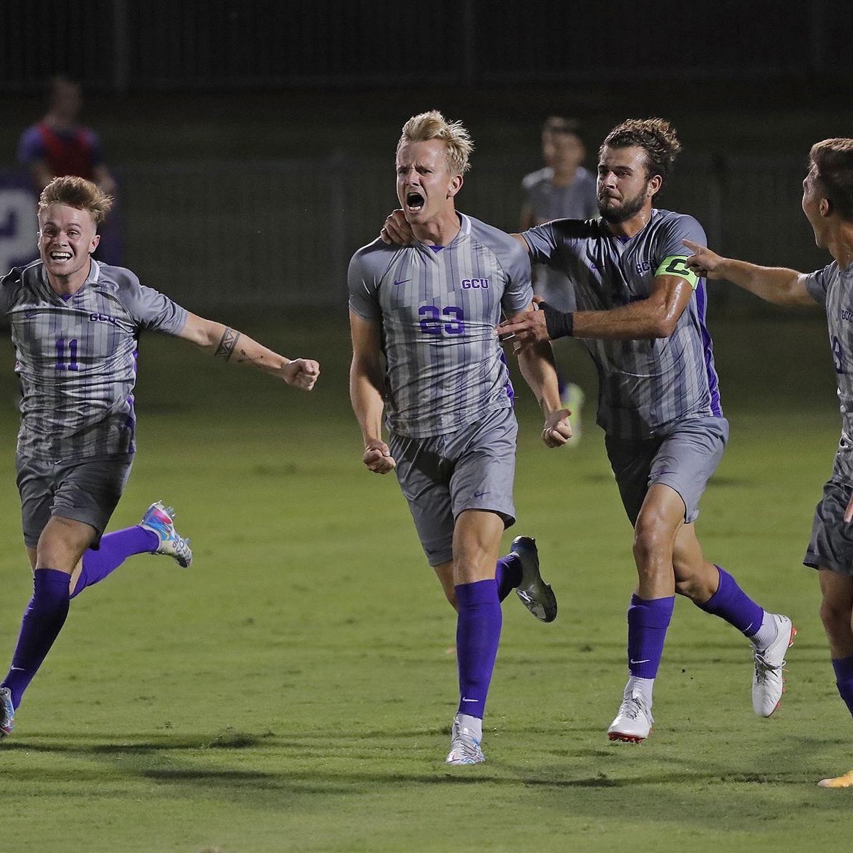 GCU_MSoccer's tweet photo. When @GeorgBjarnason scores his first career goal 🤩➡️ 

#LopesUp https://t.co/6njzofyk0W