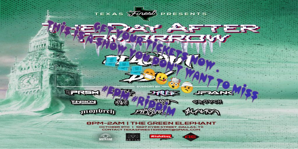 This is a show that you don't want to miss out on 
Log on to Eventbrite and get your tickets fast 🎟️🎟️🔥🔥🤯🤕😷