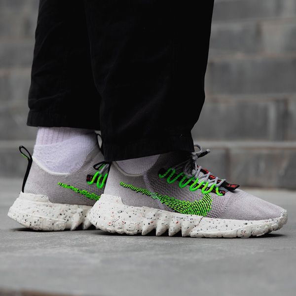 nike space hippie electric green
