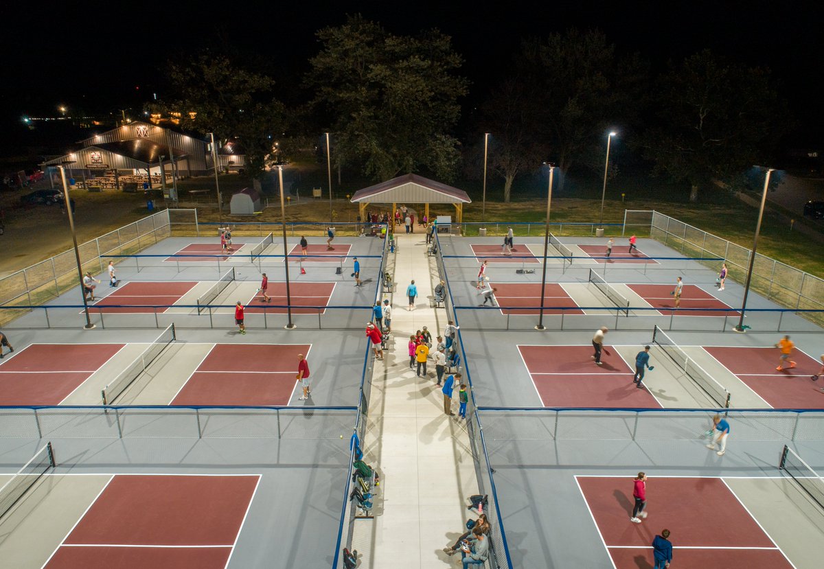 FrasureReps's tweet image. The Sanders-Trine Pickleball Complex (Platteville, WI) held a grand opening on September 25. As part of the project, (16) LSI Zone Large fixtures were supplied for the facility. The facility will host tournaments, league/open play, and lessons.

Images by Runde Imagery
