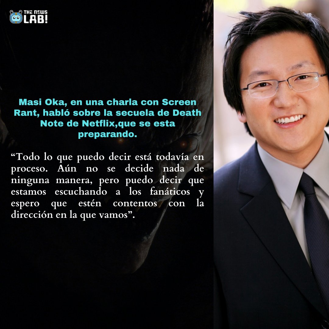 TheNews_Lab's tweet photo. SEÑOR AYUDANOS CON ESTO😱

Al parecer la secuela del live actión de #DeathNote que realizo #Netflix en el 2017, sigue en pie, y su productor, ha hablado sobre el estado del proyecto.

No se ustedes, pero si vuelvo a escuchar el nombre de Light Turner...😤😤

#DeathNoteNetflix https://t.co/StImkQ2GSK