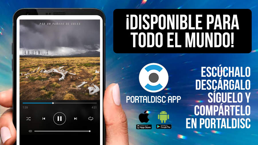 Escucha hoy "Por un Puñado de Soles" de <a href="/LaBluesWillis/">LaBluesWillis</a> en la app de <a href="/portaldisc/">PortalDisc</a> 
#portaldisc #single #lablueswillis #app #chile #musica #blues #rock #punado #soles #ios #android #lanzamiento #novedades #ceguera #records #ceguerarecords