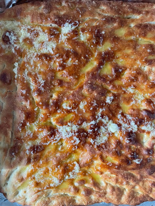 Today I made focaccia, Madeline batter and 4 different kinds of pickles https://t.co/H9G8VZX5Yc