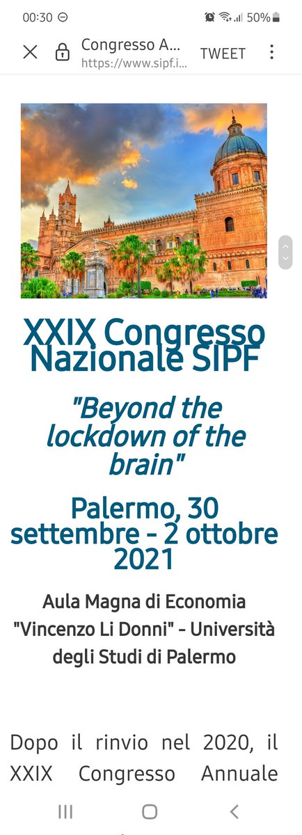 maxval67's tweet photo. Let's go! #Palermo congress of @SIPFNC #facetoface #presence #stopvirtual #neuroscience @SinNeurologia https://t.co/YTo7RHBqht